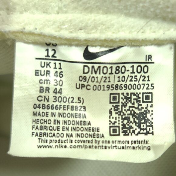 Nike Waffle Trainer 2 SE Shoes Mens Size 12 Sail Light Bone Sneakers DM0180-100 main image 8